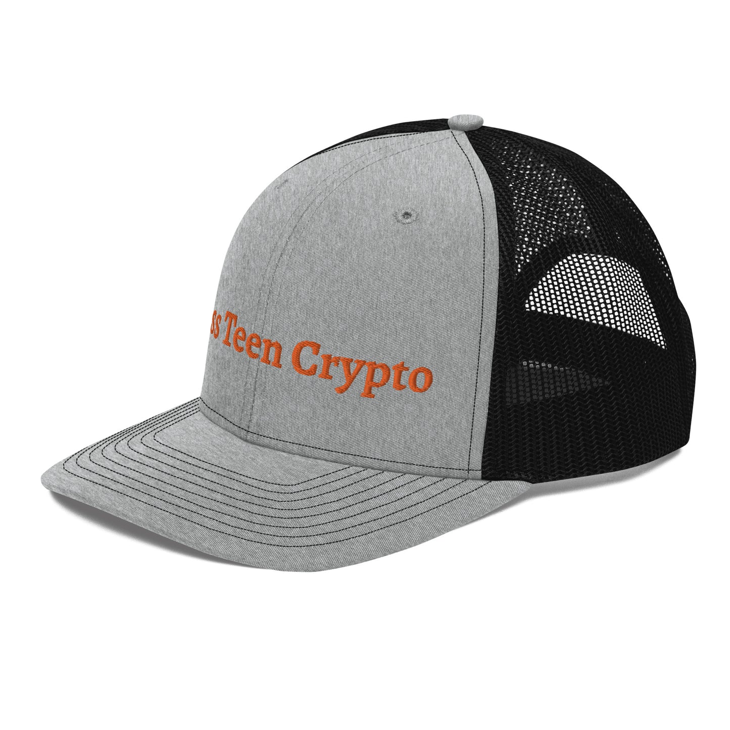 Miss Teen Crypto Orange Trucker Cap