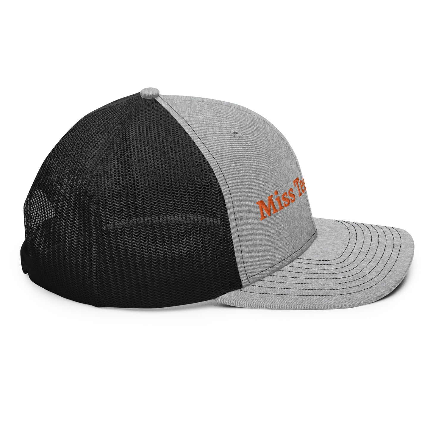Miss Teen Crypto Orange Trucker Cap