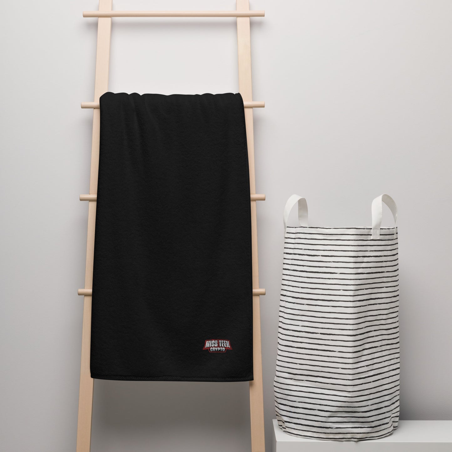 Miss Teen Crypto Logo Turkish cotton towel
