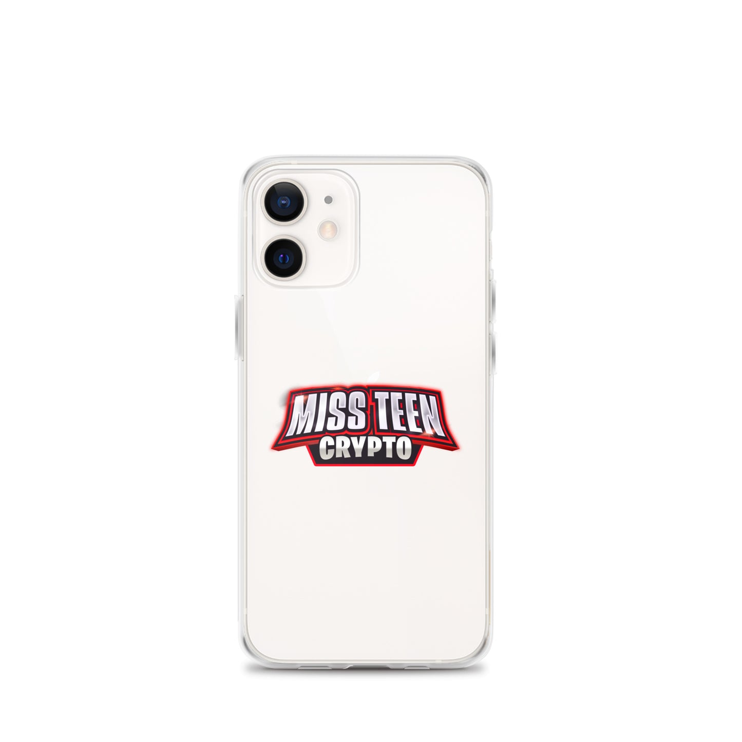 Miss Teen Crypto Logo Clear Case for iPhone
