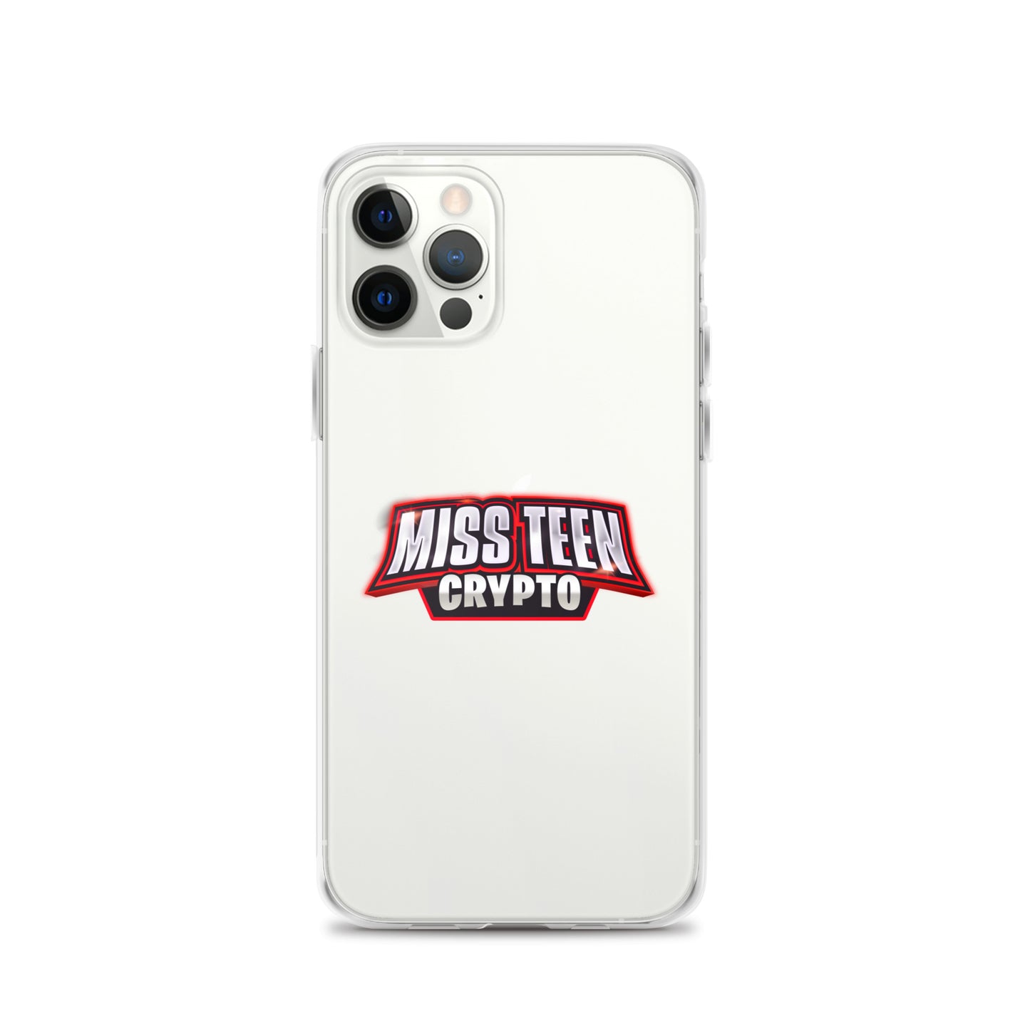 Miss Teen Crypto Logo Clear Case for iPhone