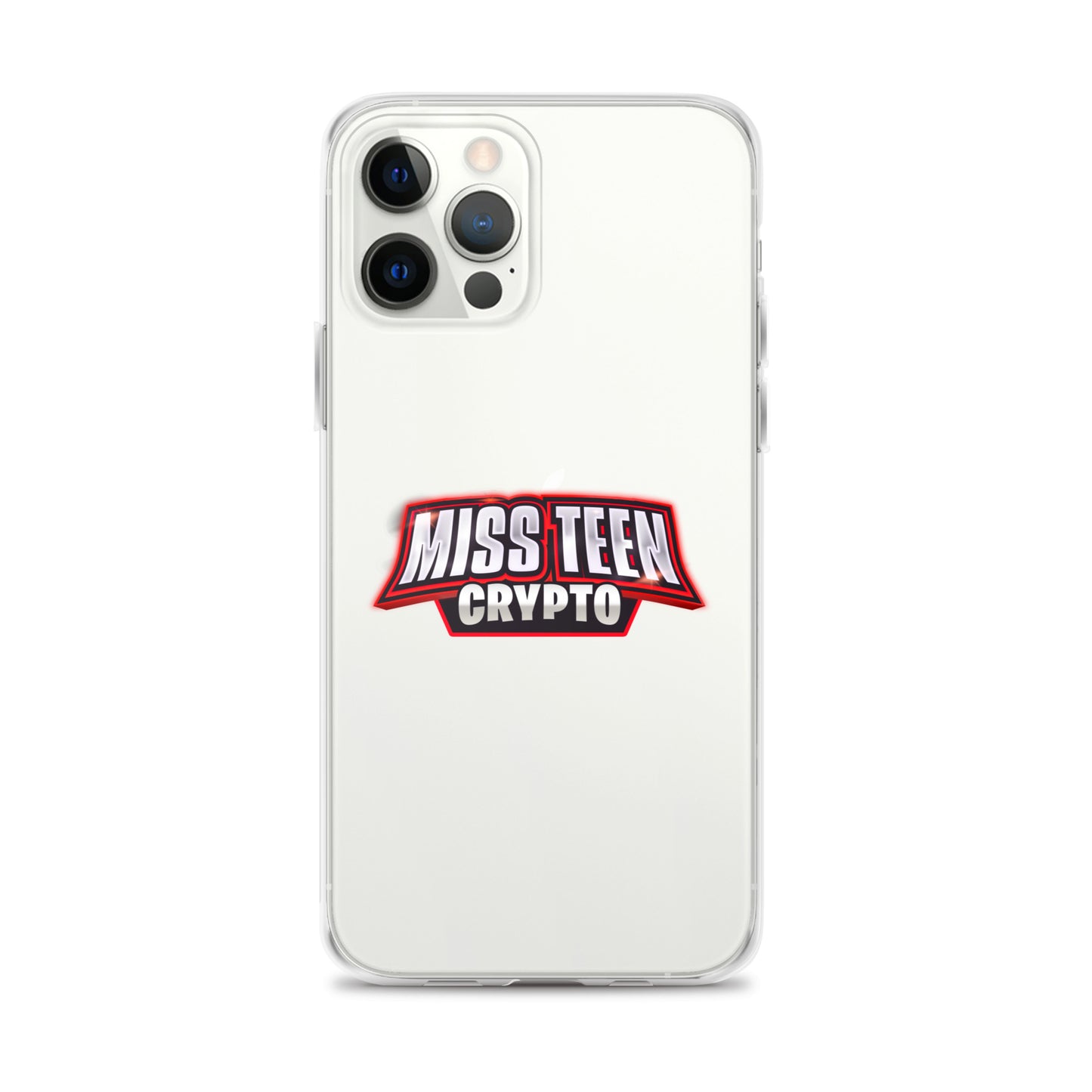 Miss Teen Crypto Logo Clear Case for iPhone