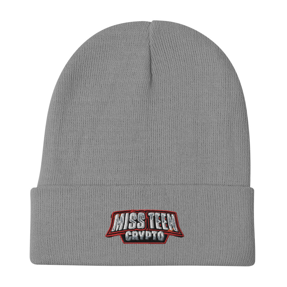 Miss Teen Crypto Logo Beanie