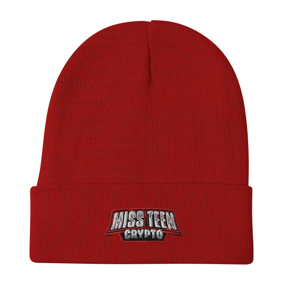 Miss Teen Crypto Logo Beanie