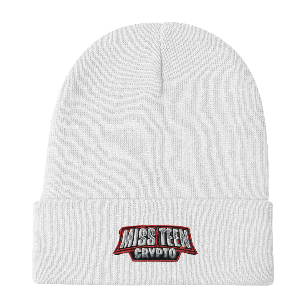 Miss Teen Crypto Logo Beanie