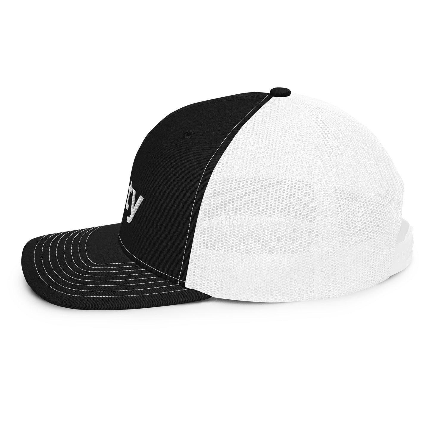 Stay Zesty White Font Trucker Cap