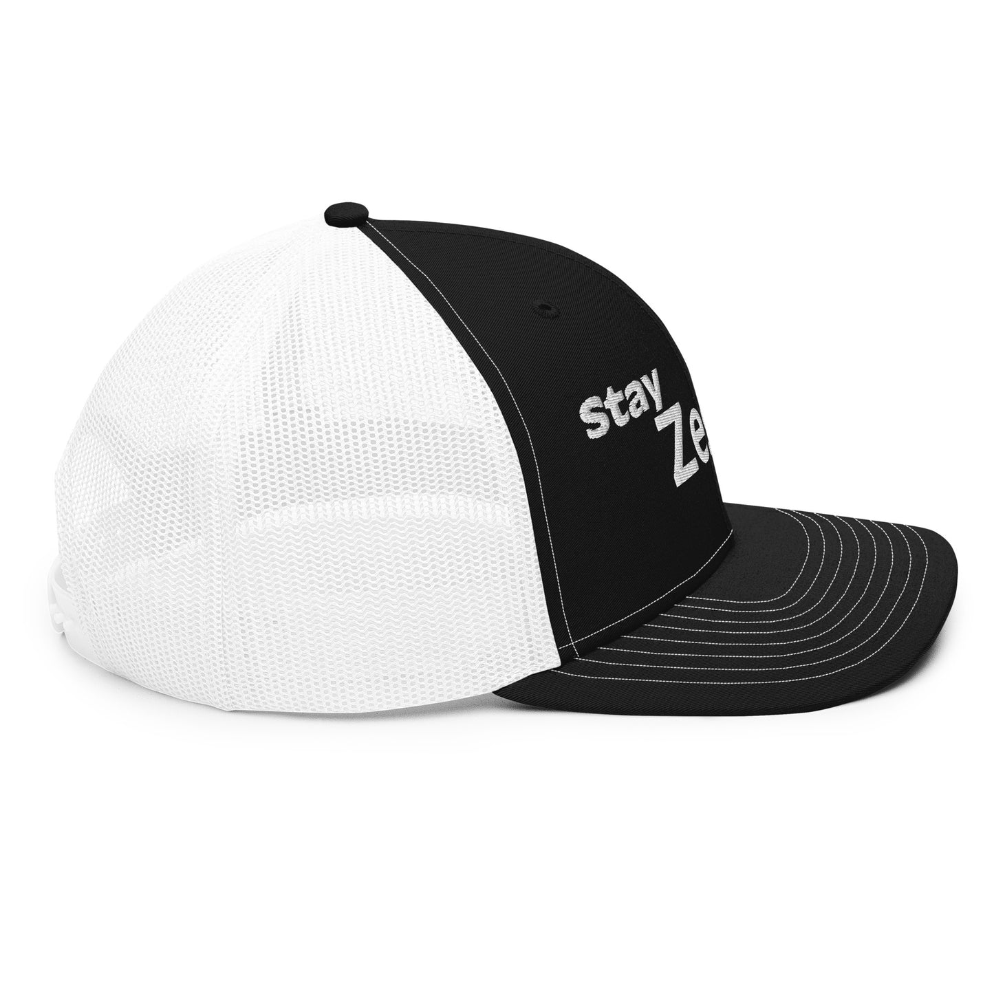 Stay Zesty White Font Trucker Cap