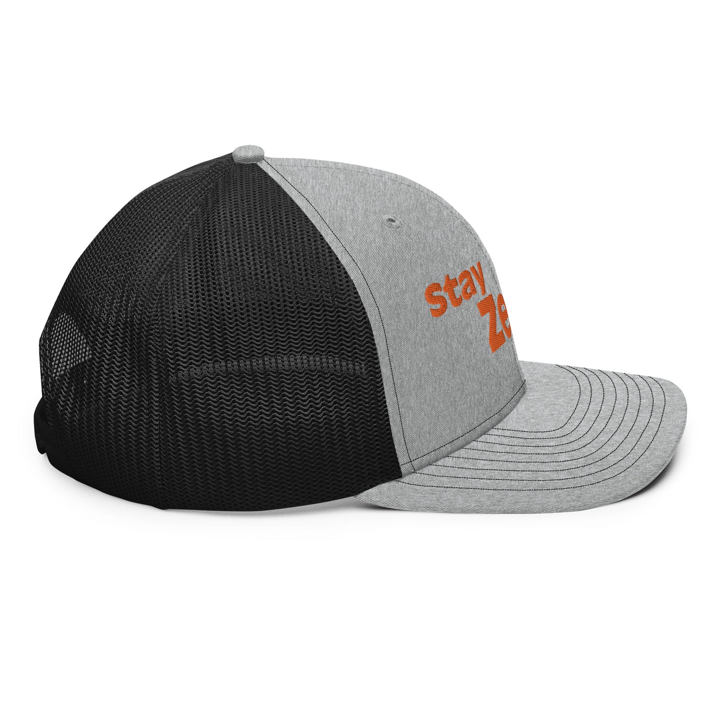 Stay Zesty Orange Font Trucker Cap