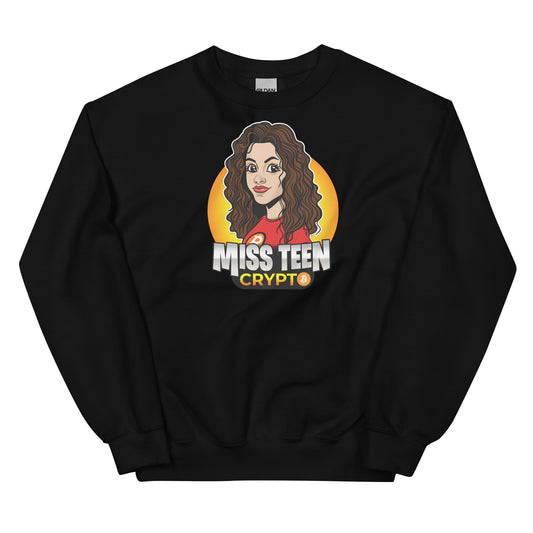 Miss Teen Crypto Yellow Logo Unisex Sweatshirt