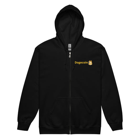 Dogecoin Unisex heavy blend zip hoodie