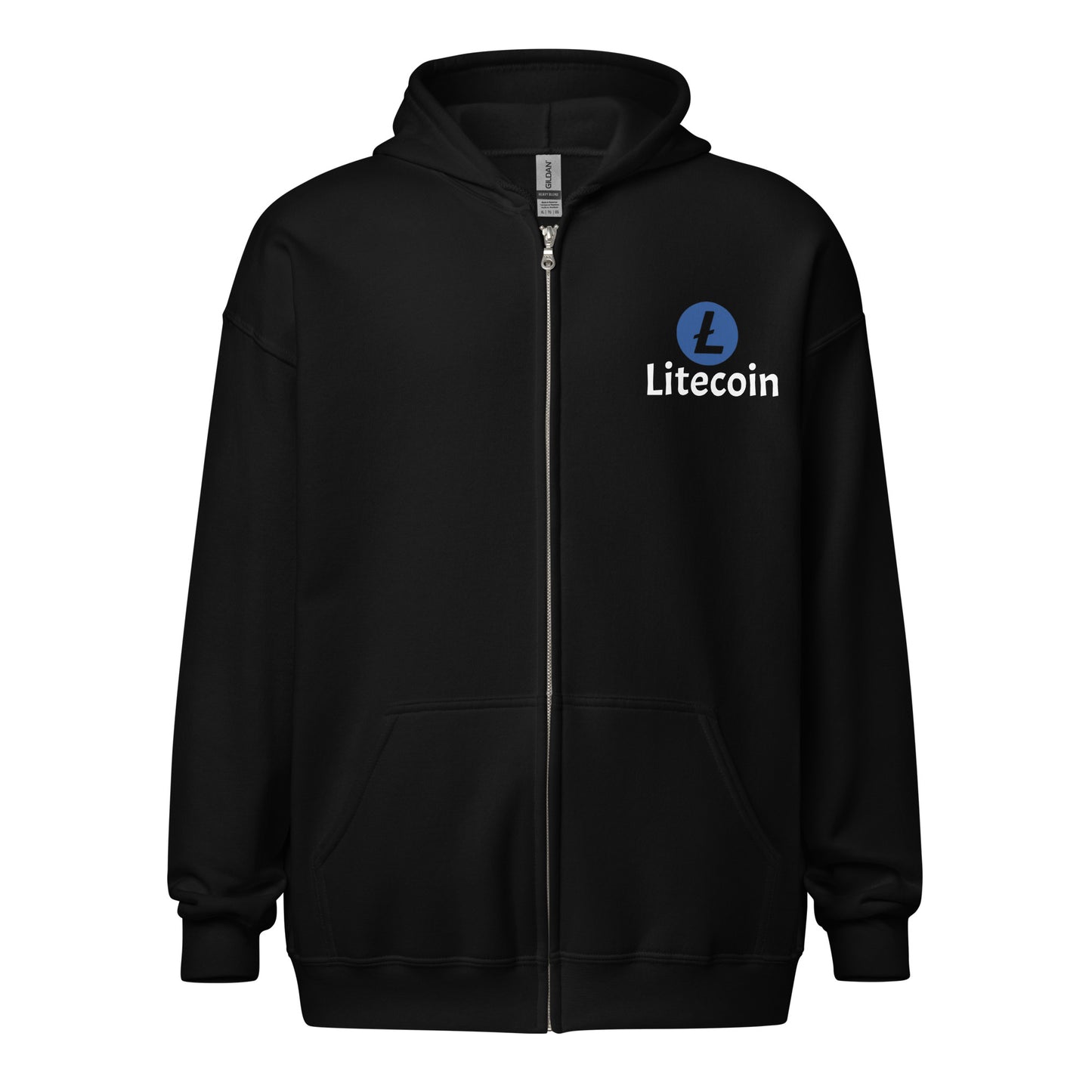 Litecoin Unisex heavy blend zip hoodie