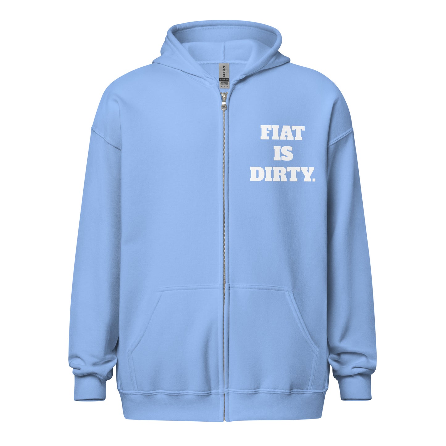 Fiat Is Dirty Unisex heavy blend zip hoodie