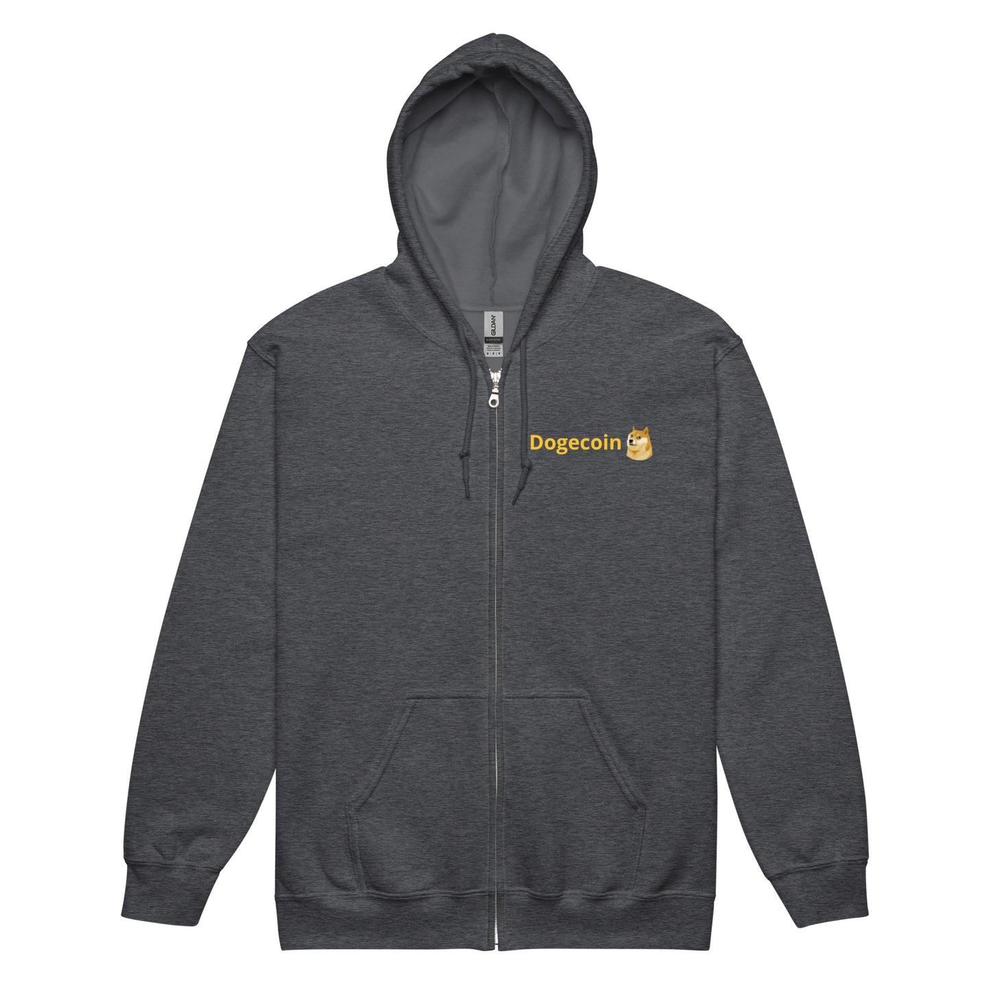 Dogecoin Unisex heavy blend zip hoodie