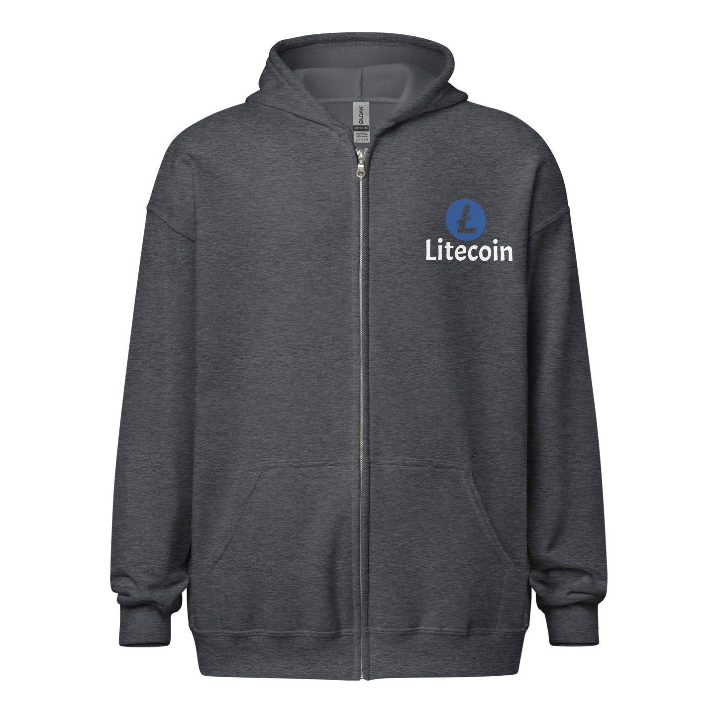 Litecoin Unisex heavy blend zip hoodie