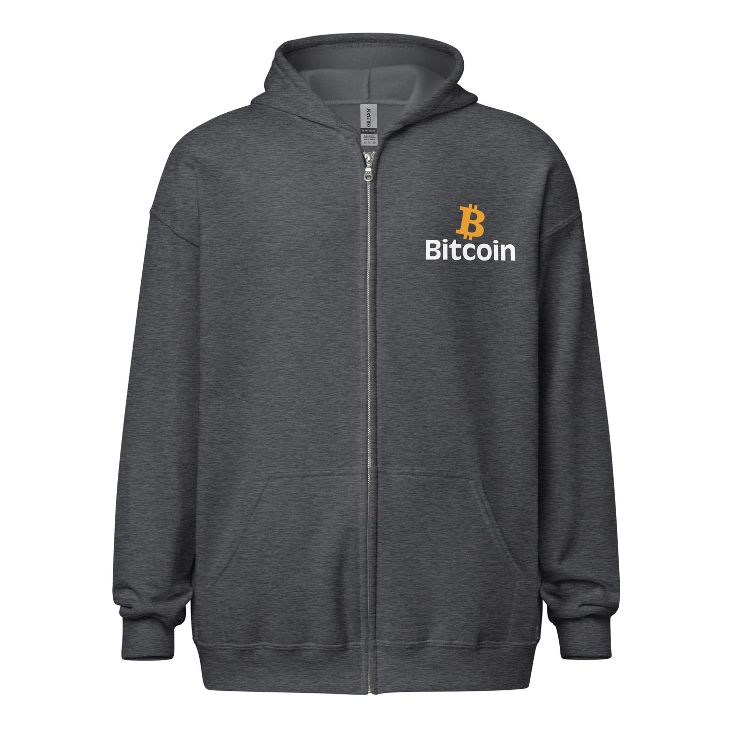 Bitcoin Unisex heavy blend zip hoodie