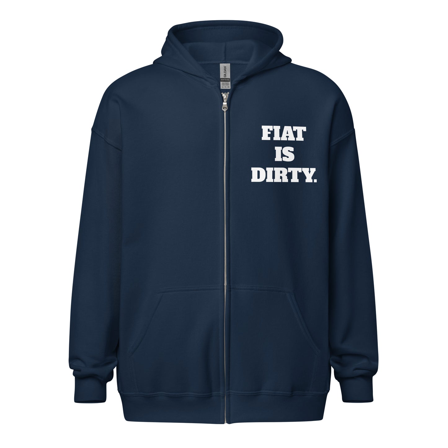 Fiat Is Dirty Unisex heavy blend zip hoodie