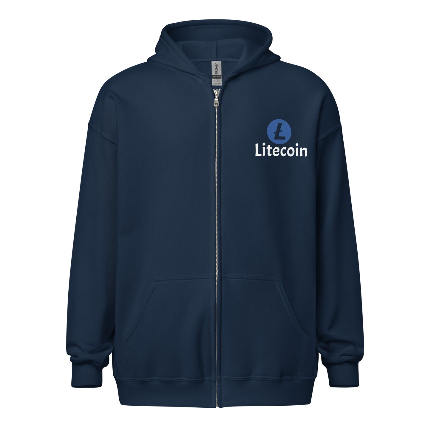 Litecoin Unisex heavy blend zip hoodie