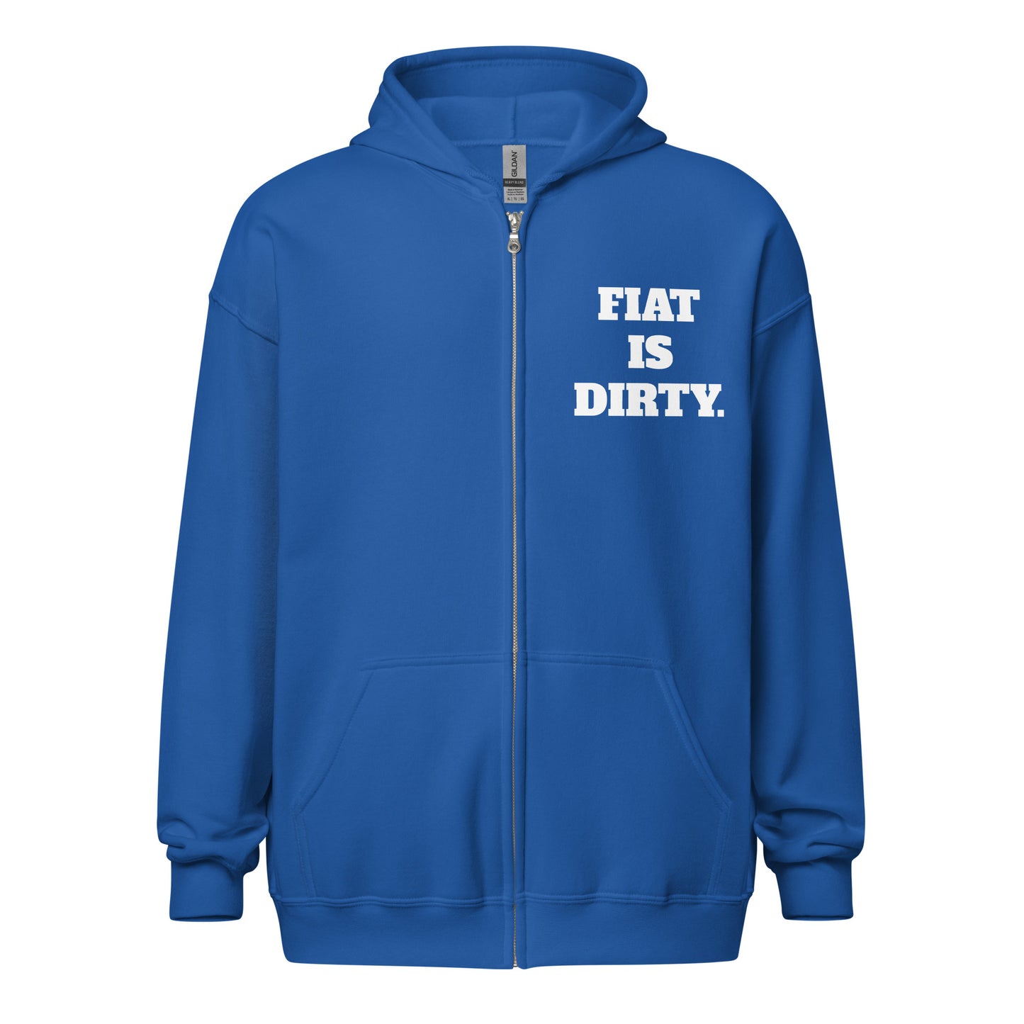 Fiat Is Dirty Unisex heavy blend zip hoodie