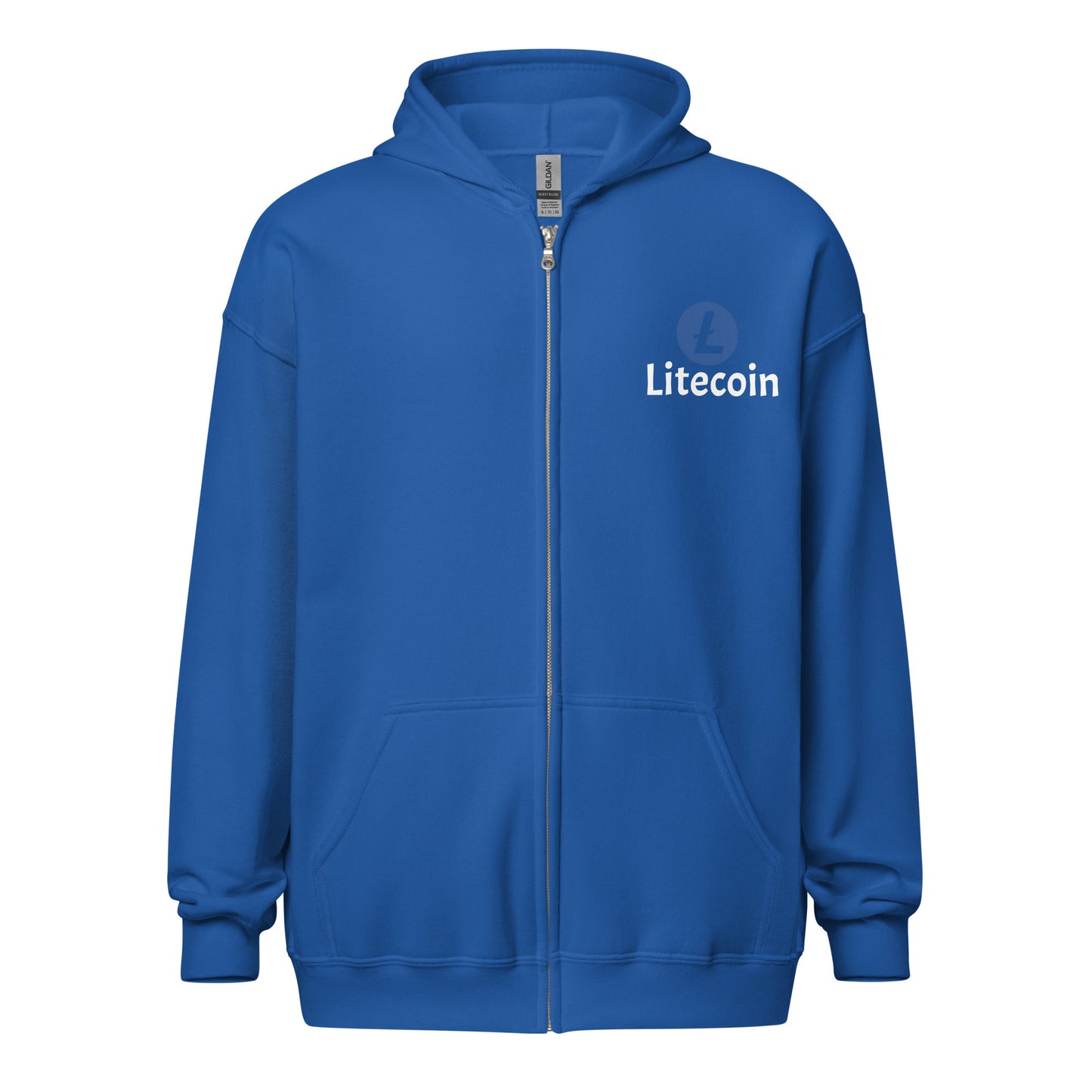 Litecoin Unisex heavy blend zip hoodie