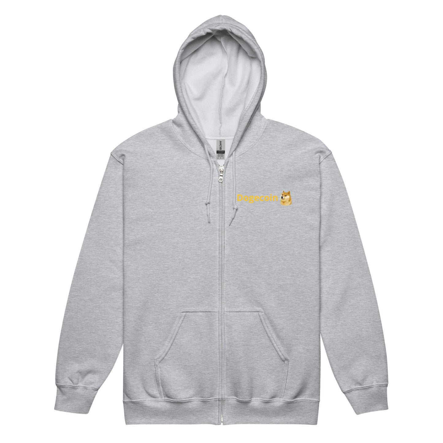 Dogecoin Unisex heavy blend zip hoodie