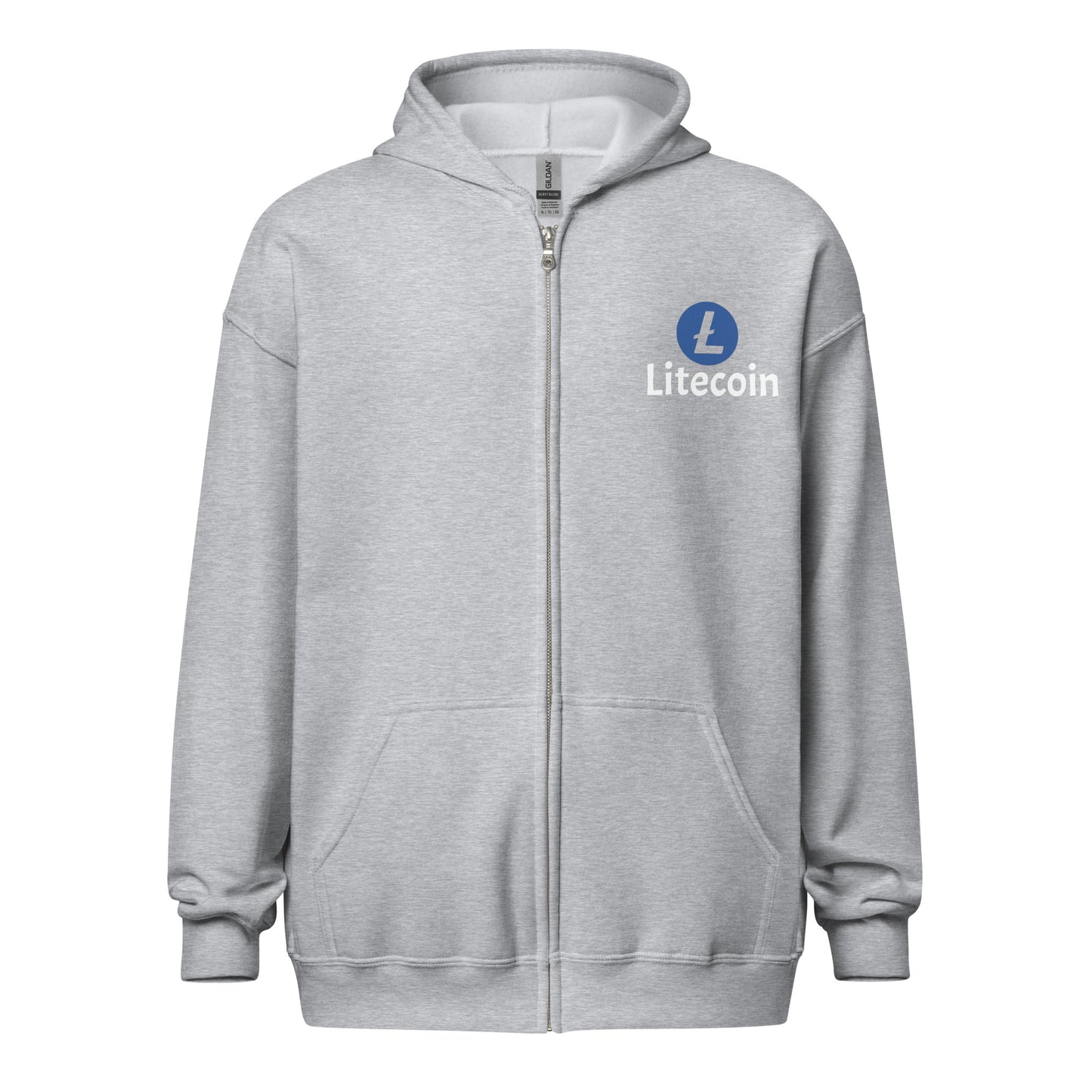 Litecoin Unisex heavy blend zip hoodie