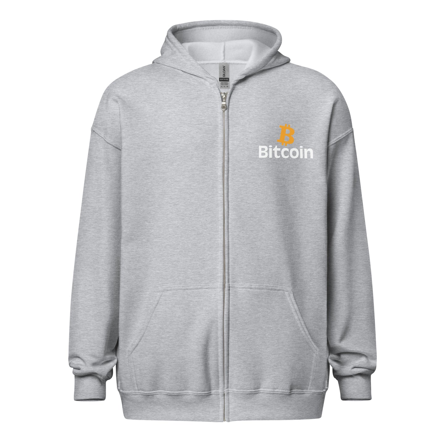 Bitcoin Unisex heavy blend zip hoodie