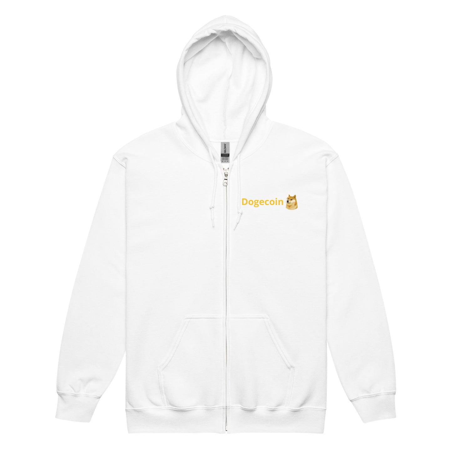 Dogecoin Unisex heavy blend zip hoodie