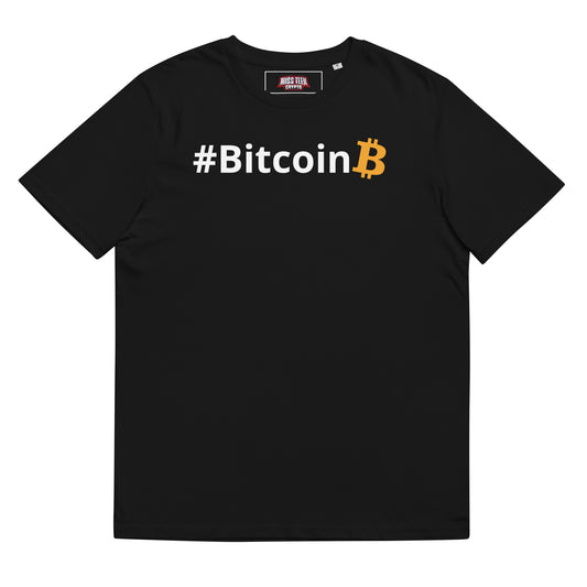 #Bitcoin Unisex organic cotton t-shirt