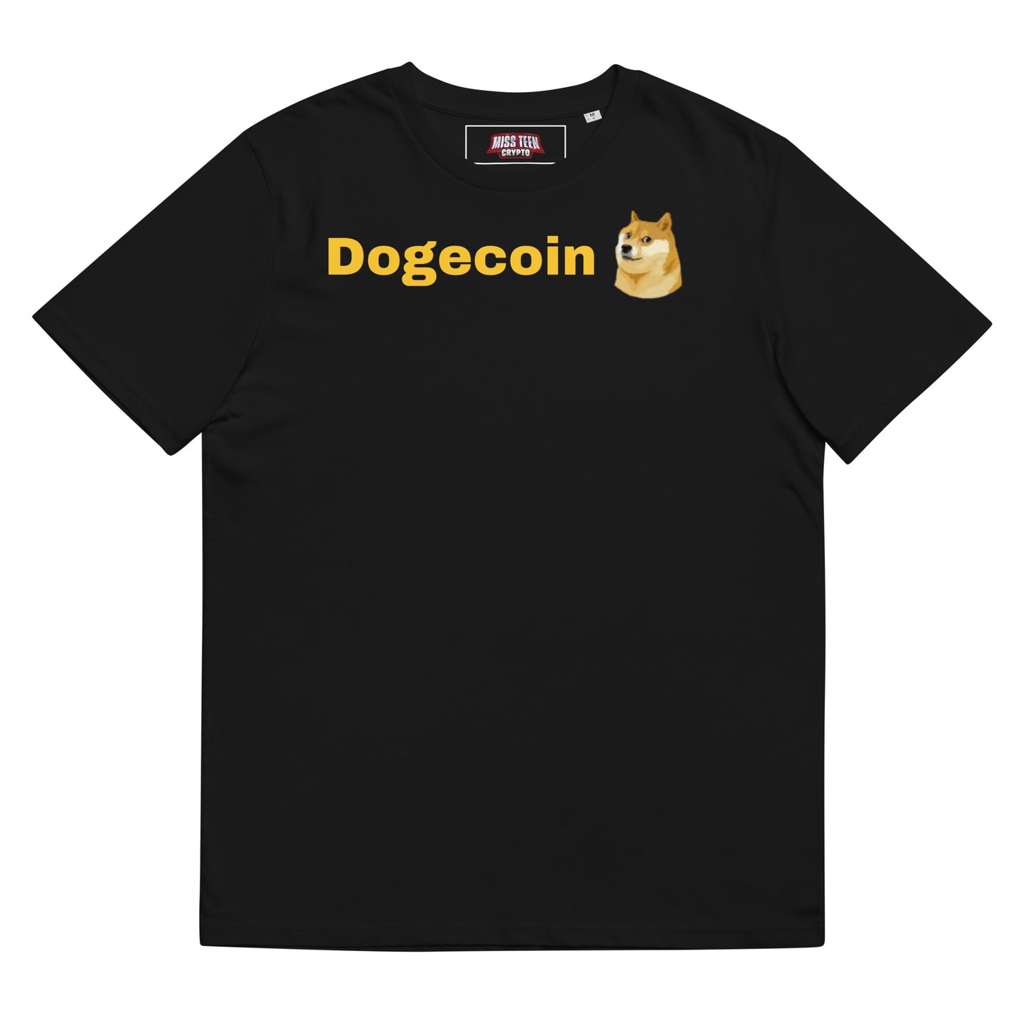 Dogecoin Unisex organic cotton t-shirt