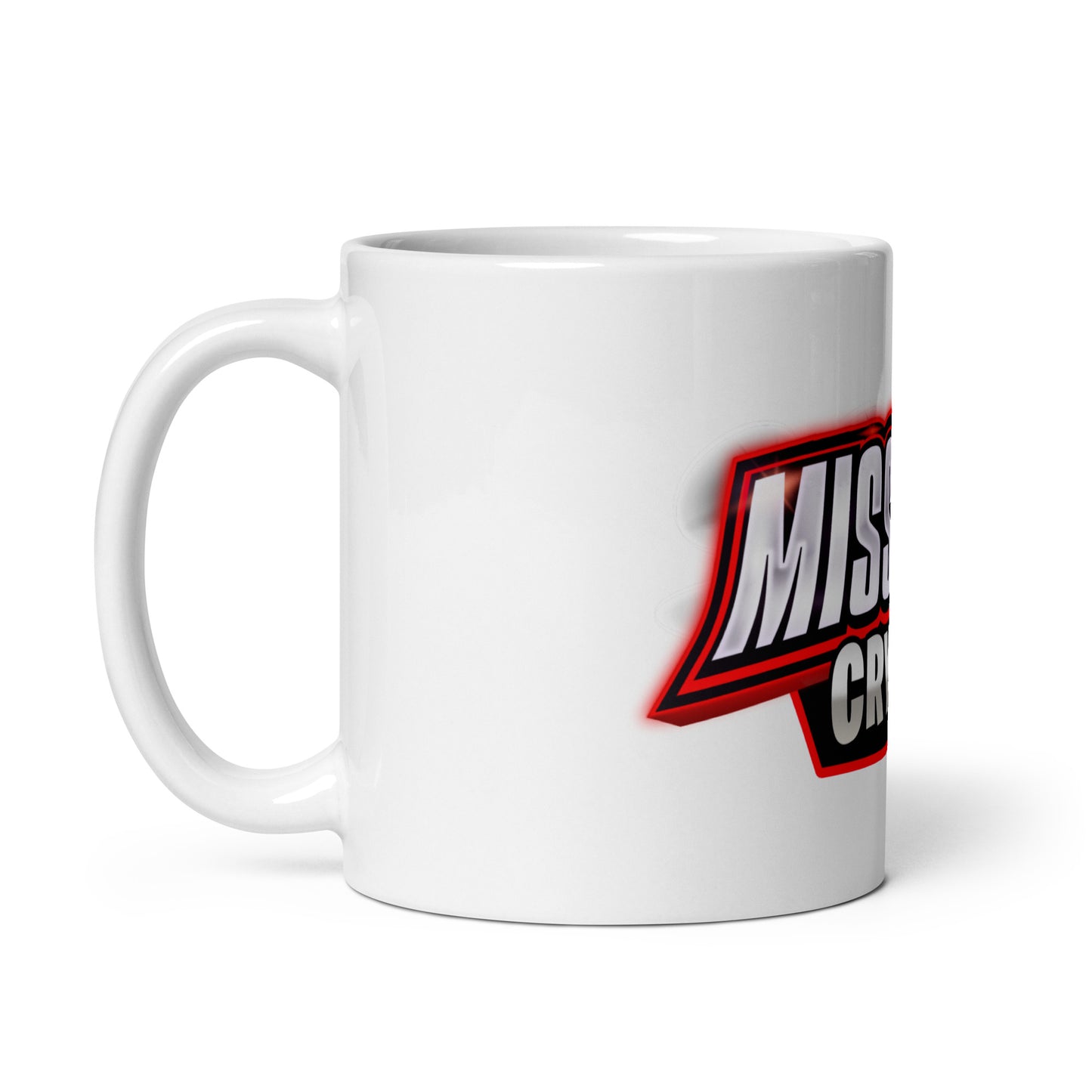 Miss Teen Crypto White glossy mug